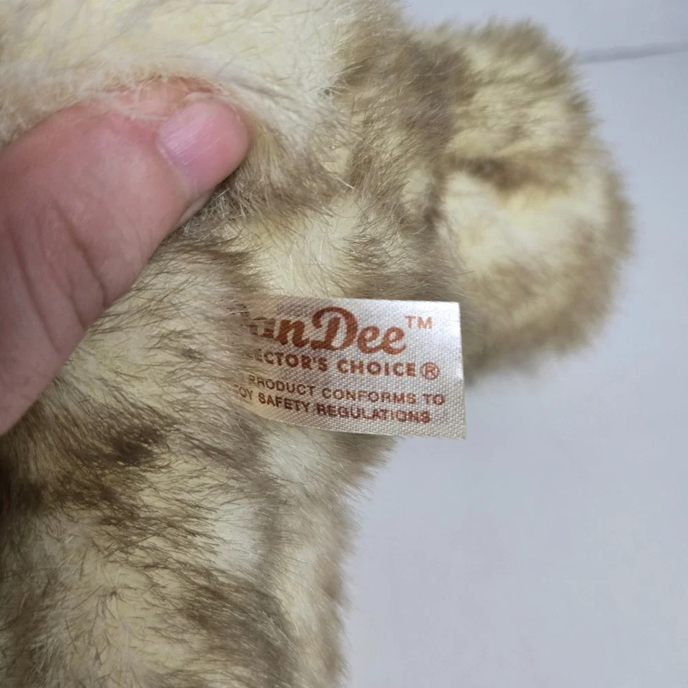 Dan Dee Floppy Soft Bunny Tan Rabbit Plush Stuffed Animal CVS 2005 With Tag